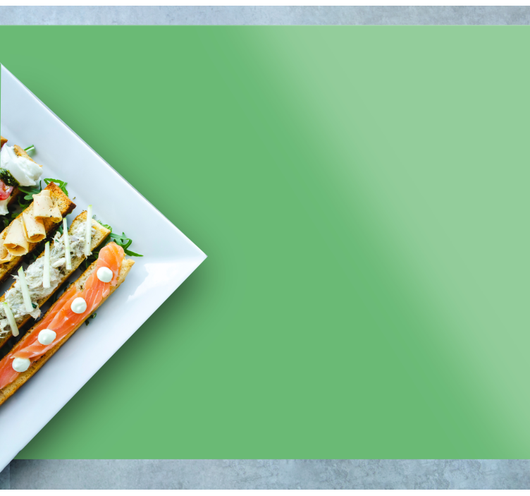 Mantel individual verde Verde elegante - TenVinilo