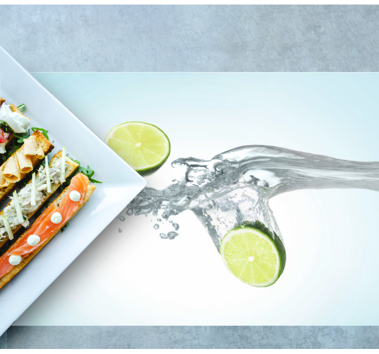 Mantel individual casa Limones tirados al agua - TenVinilo