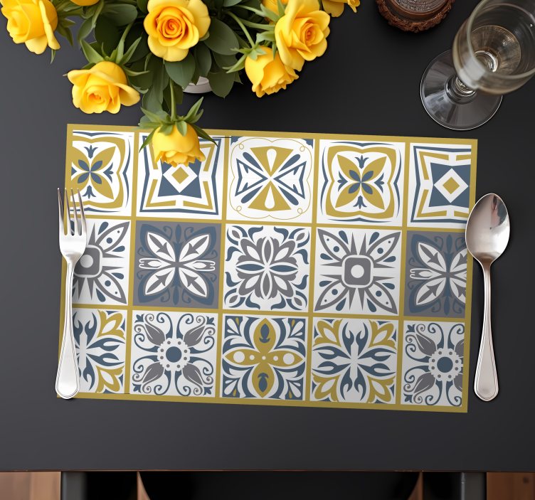 Mantel individual original clásico vintage - TenVinilo