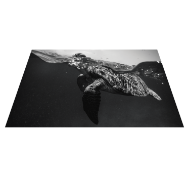 Mantel individual patrón escena de tortugas submarinas - TenVinilo