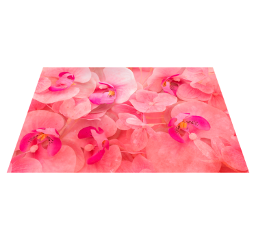 Mantel individual patrón composición de flores elegantes - TenVinilo