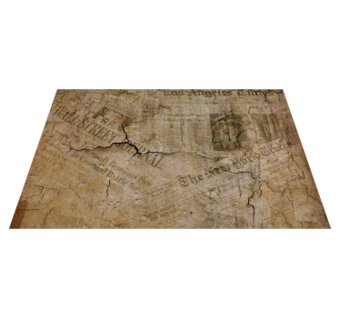 Mantel individual patrón superficie de papel agrietado - TenVinilo