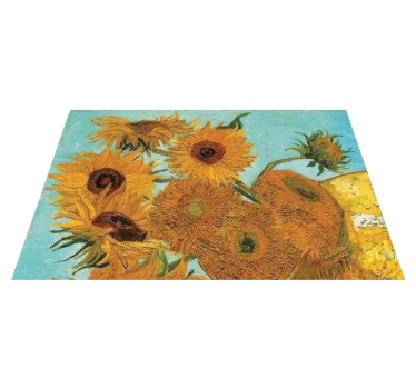 Individual original mesa Los girasoles de van gogh - TenVinilo