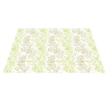 Mantel individual imitación Patrón de planta verde - TenVinilo