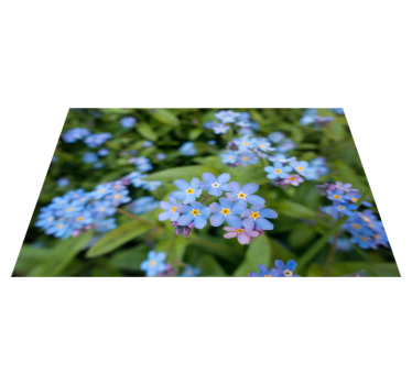 Mantel individual original delicado arreglo floral - TenVinilo