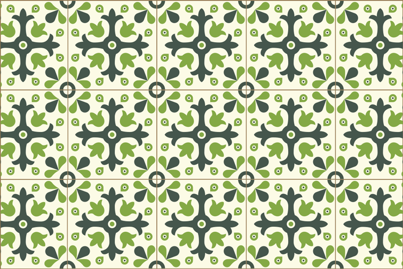 Mantel individual original hidráulica verde - TenVinilo