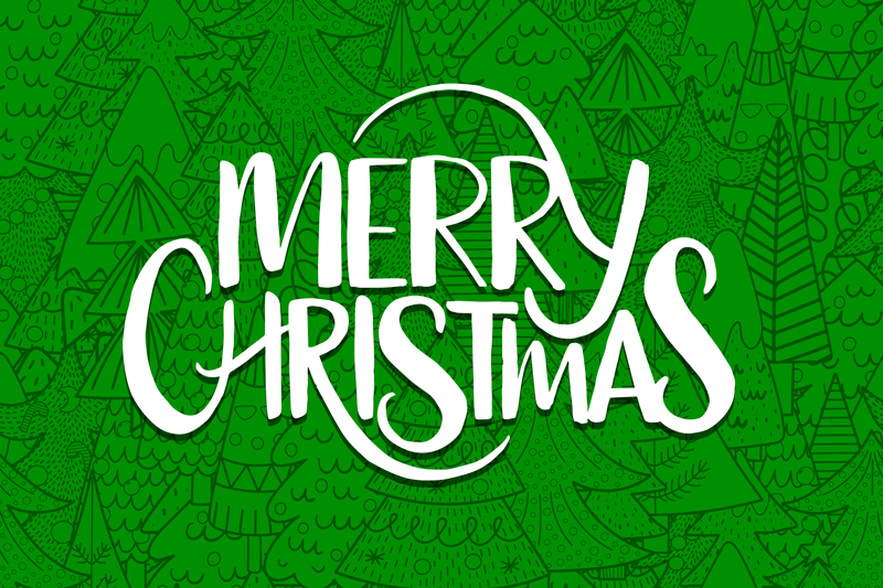 Mantel individual navideño saludos festivos alegres - TenVinilo