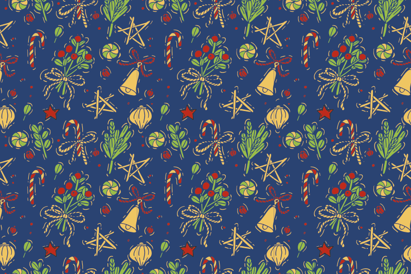 Mantel individual navideño para mesa temática navideña - TenVinilo