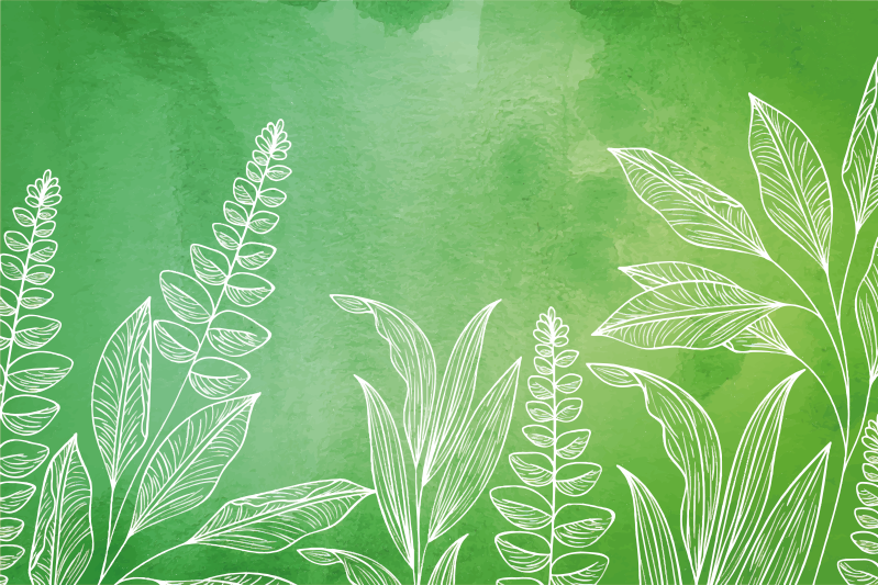 Mantel individual infantil juego de té con hojas - TenVinilo