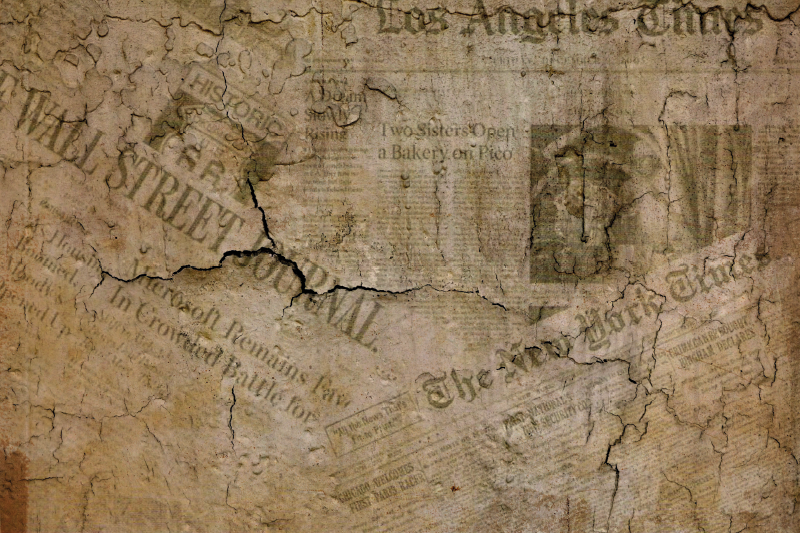 Mantel individual patrón superficie de papel agrietado - TenVinilo