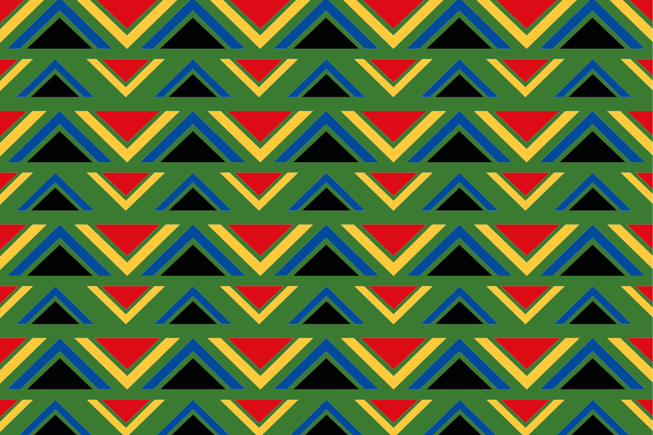 Mantel individual original estilo geométrico alegre - TenVinilo