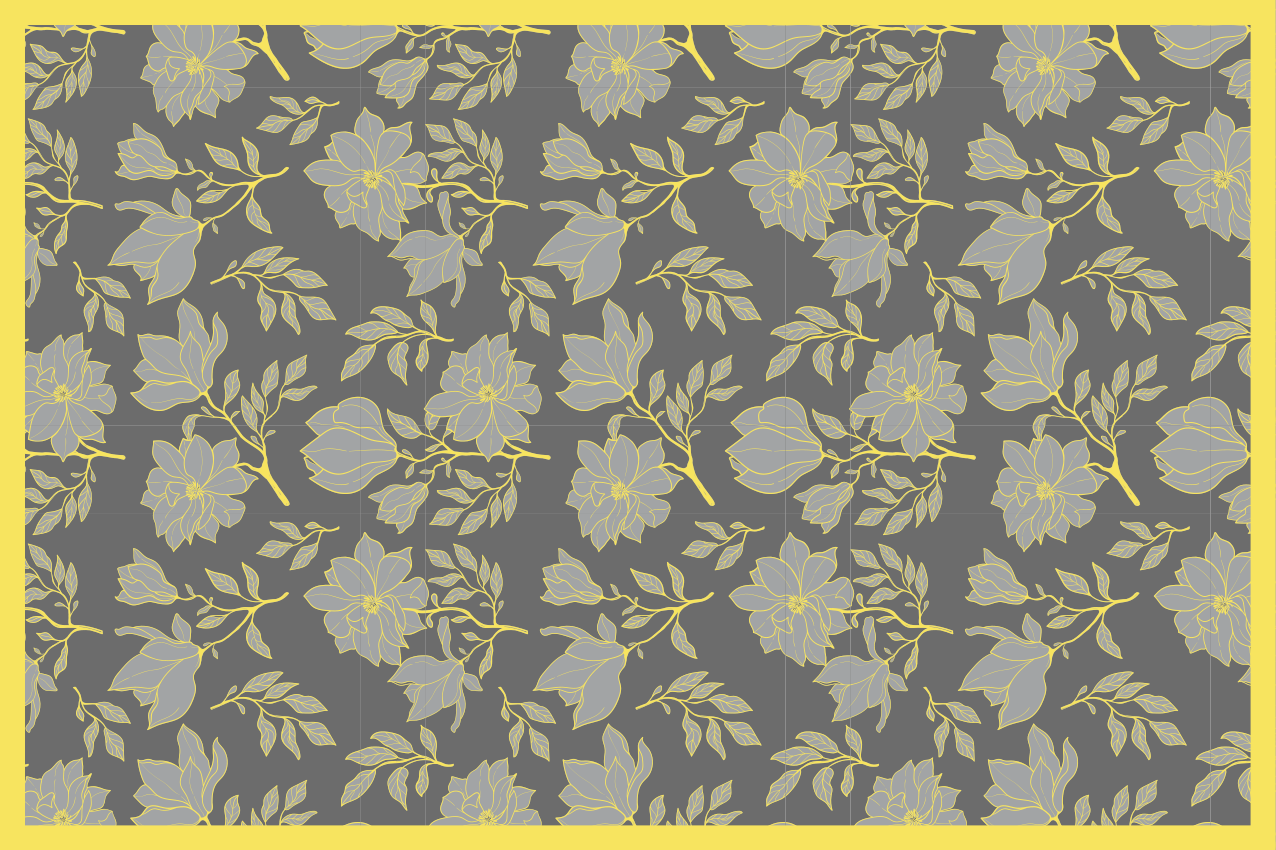 Mantel individual original con estampado floral - TenVinilo