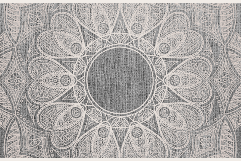 Mantel individual patrón mandalas intrincados - TenVinilo