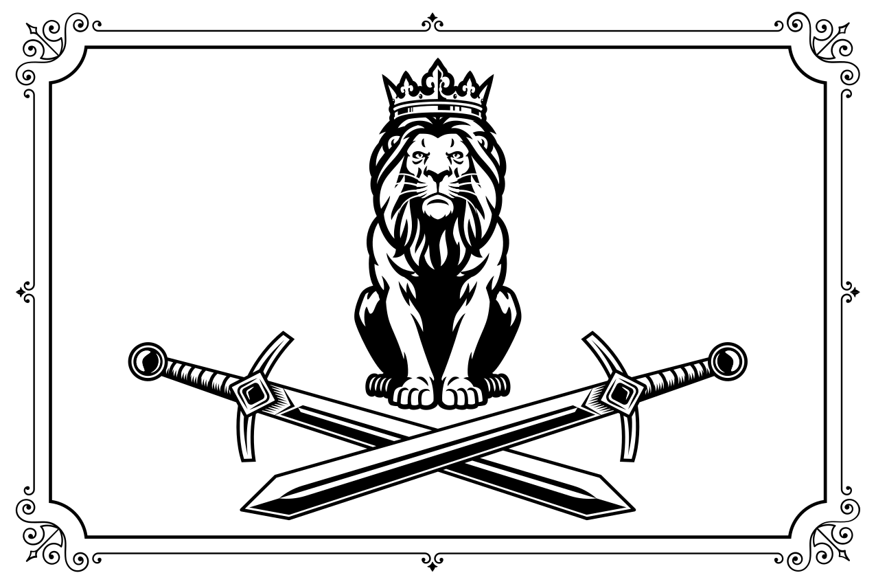 Mantel individual original emblema del rey león - TenVinilo