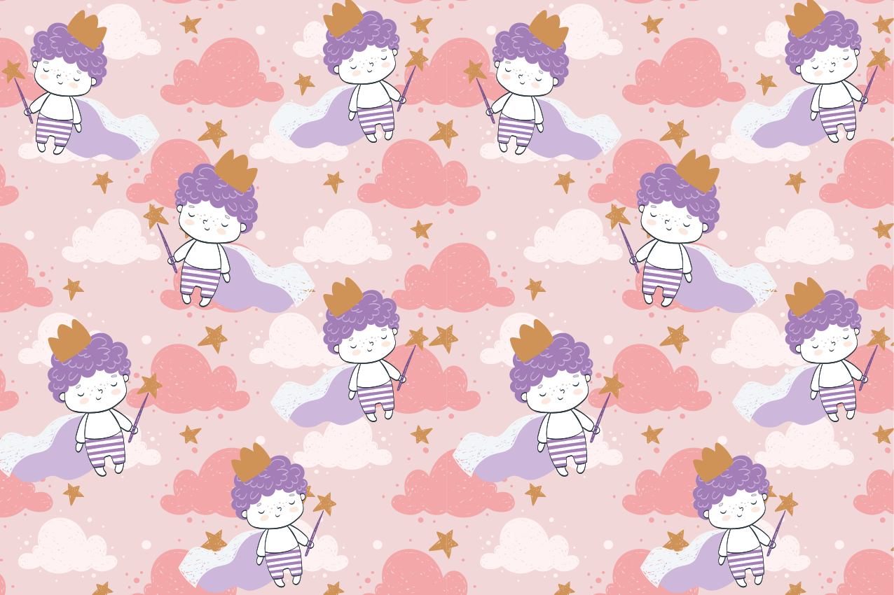 Mantel individual infantil figuras animadas adorables - TenVinilo