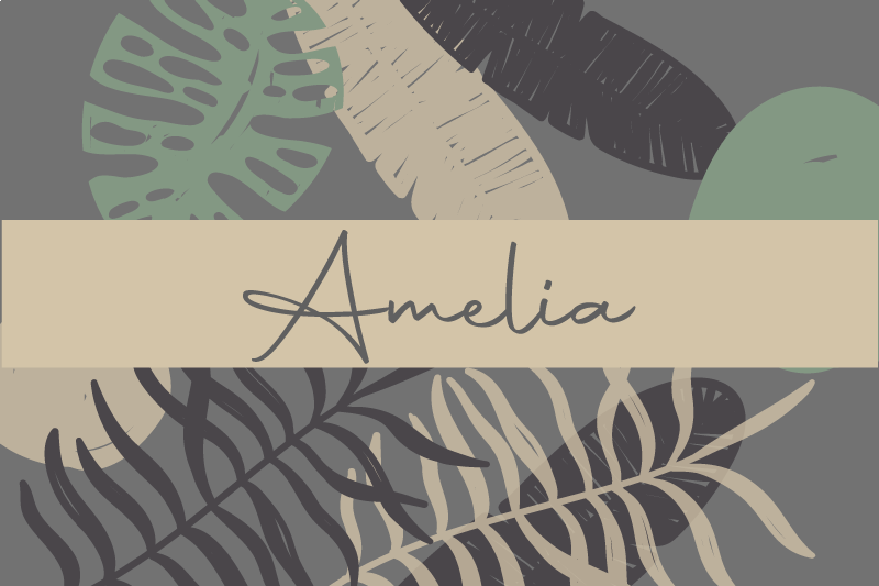 Mantel individual moderno Jungla estilo "boho" - TenVinilo