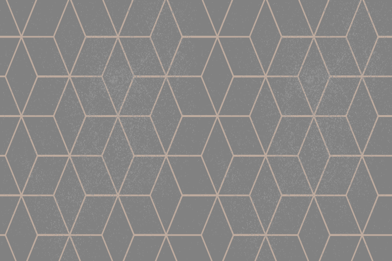 Mantel individual patrón superficie hexagonal - TenVinilo