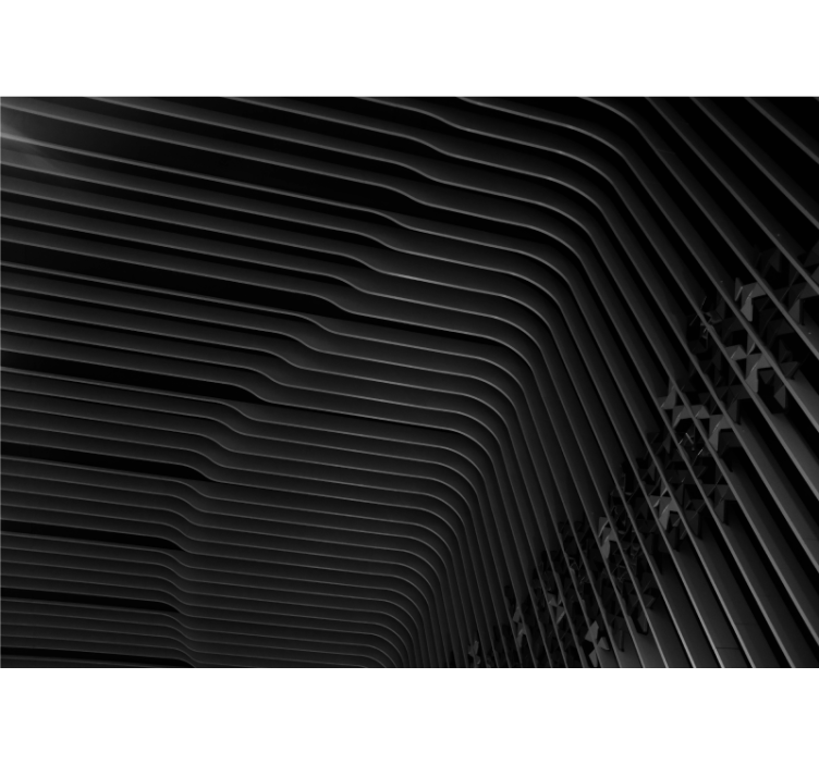 Fotomural ciudad Detalle de la estructura metálica - TenVinilo