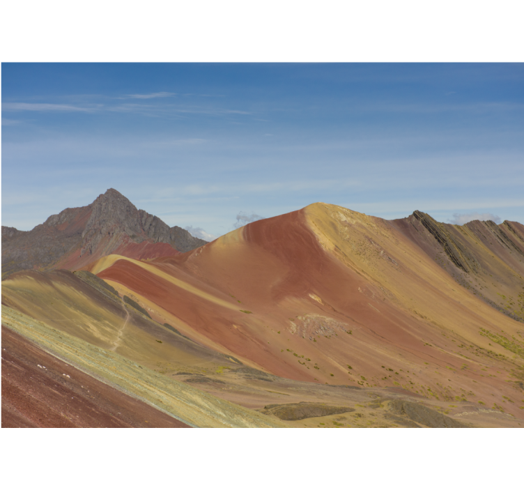Mural de montañas majestad de los picos andinos - TenVinilo