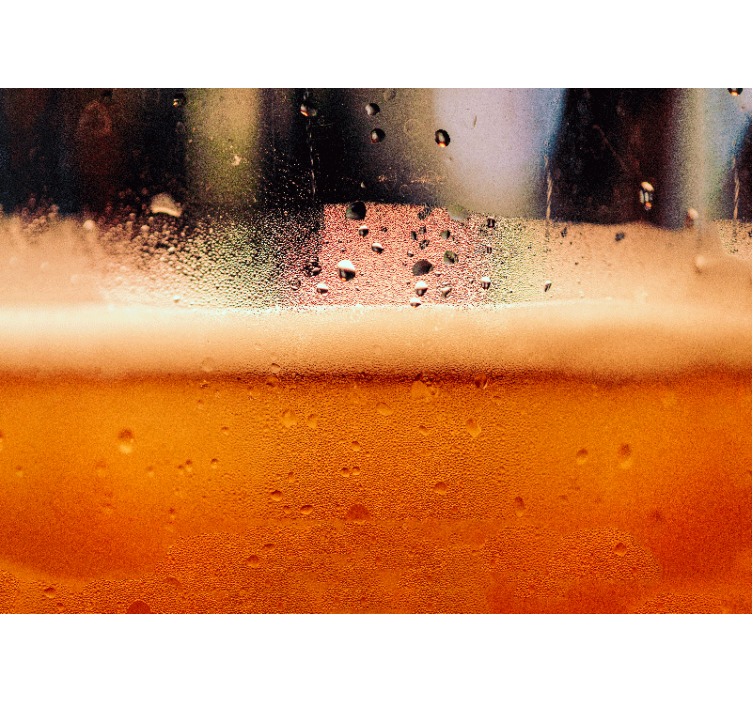 Mural para cocina líquido de cerveza - TenVinilo