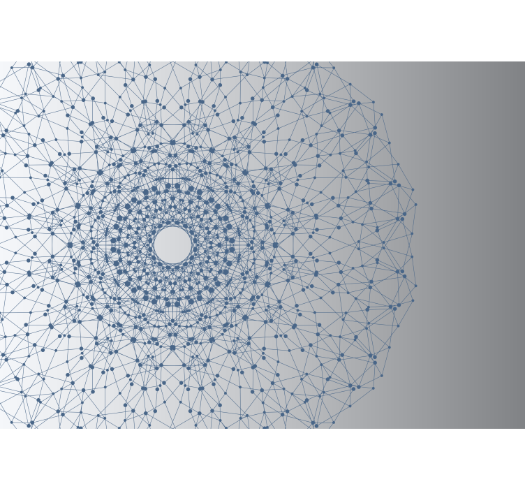 Fotomural mandala Moderno azul y gris - TenVinilo