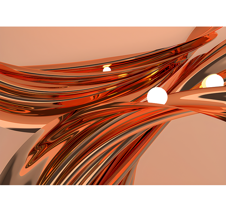 Fotomural 3D Elegante patrón de cuencos - TenVinilo