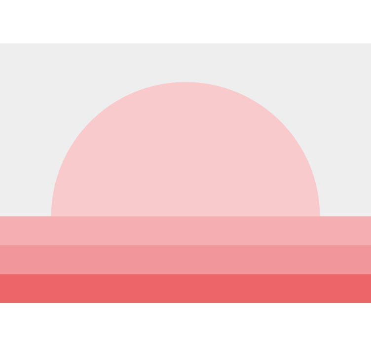 Mural de flores arreglo floral al atardecer - TenVinilo