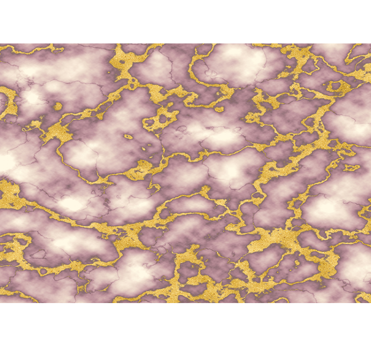 Fotomural habitación matrimonio Textura de línea minúscula de oro - TenVinilo