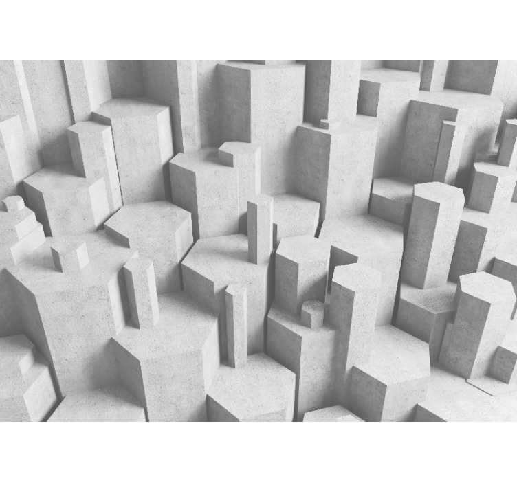 Fotomural piedra Formas geométricas concretas - TenVinilo