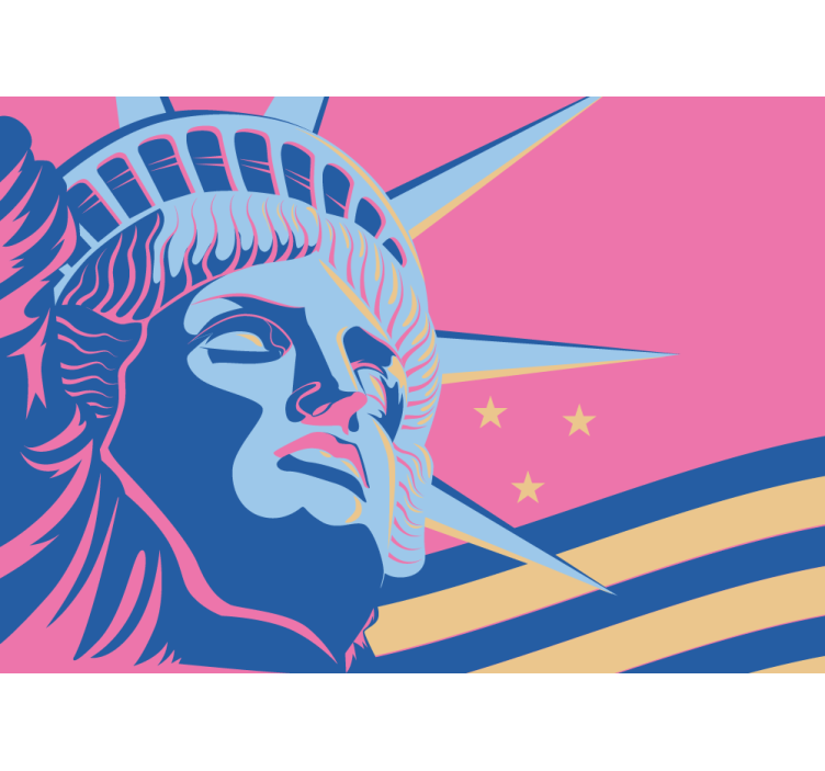 Mural ciudad monumento a la libertad - TenVinilo