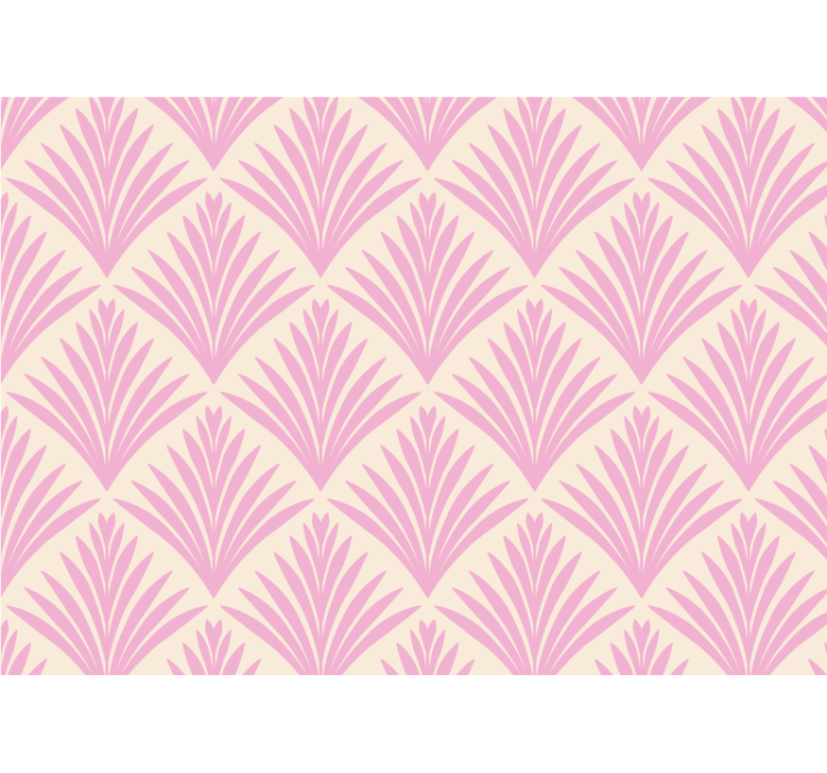 Mural de texturas hojas de palma estilizadas - TenVinilo