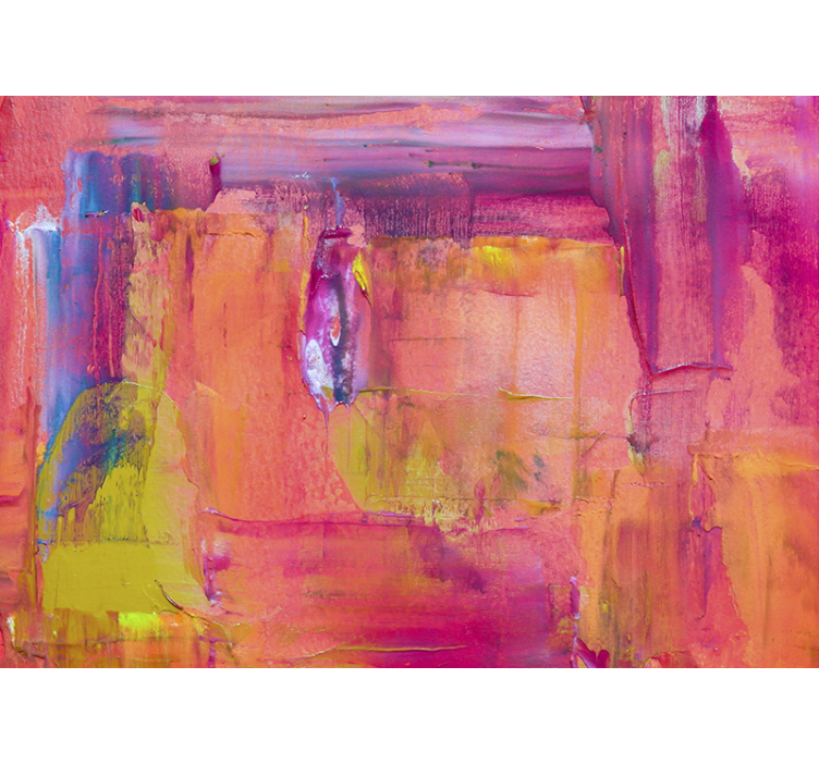 Fotomural arte urbano Pintura abstracta de tonos rosas - TenVinilo