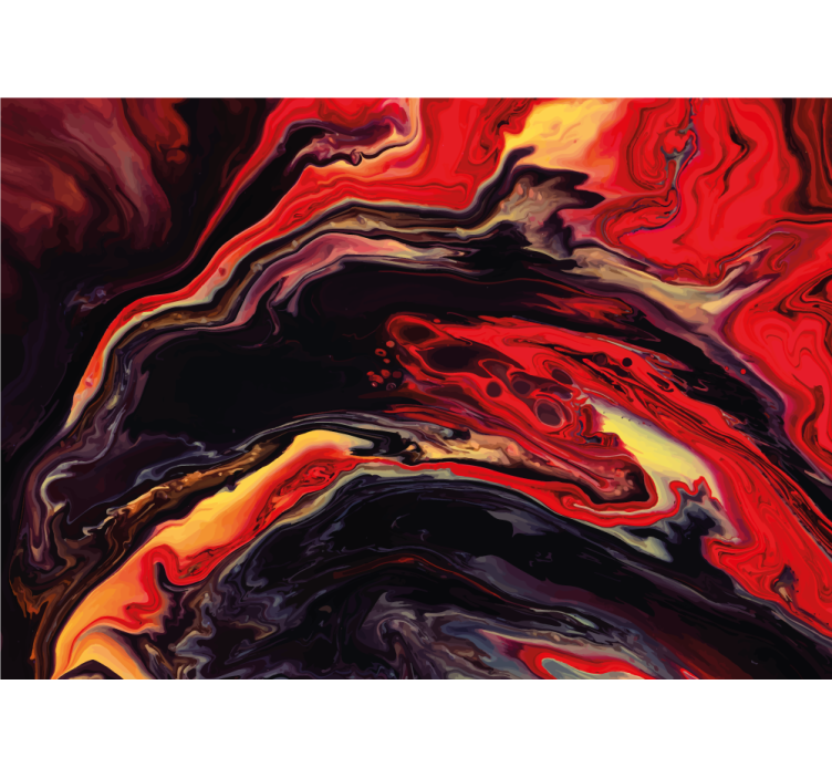 Mural abstracto con patrones en espiral dinámicos - TenVinilo