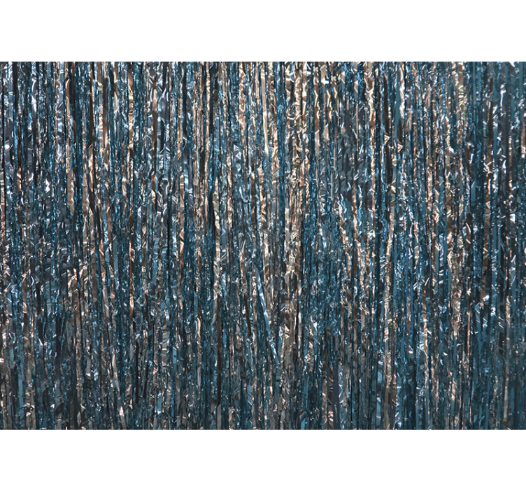 Fotomural navidad Decoración navideña azul brillante - TenVinilo