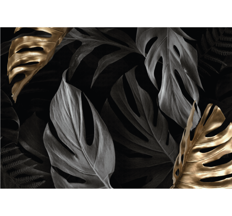Fotomural naturaleza Elegantes hojas tropicales - TenVinilo
