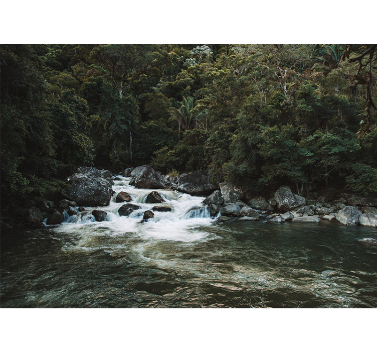 Fotomural de arboles Bosque de la naturaleza 3d - TenVinilo