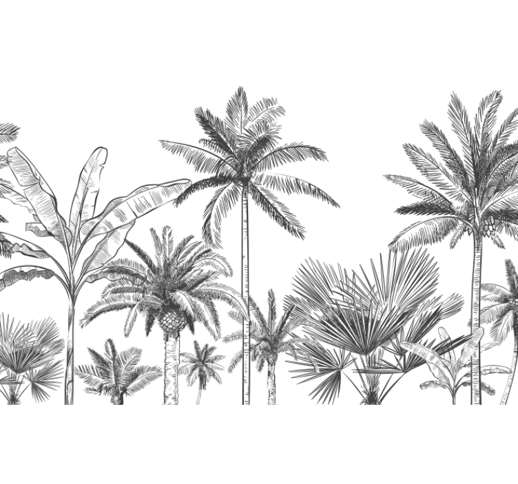 Mural fresque de la jungla - TenVinilo