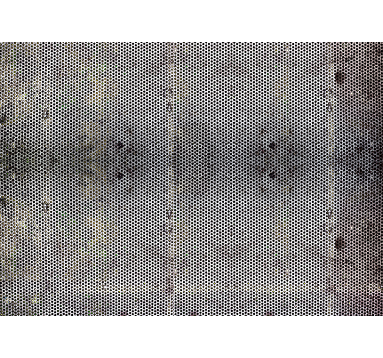 Mural de texturas metal perforado - TenVinilo