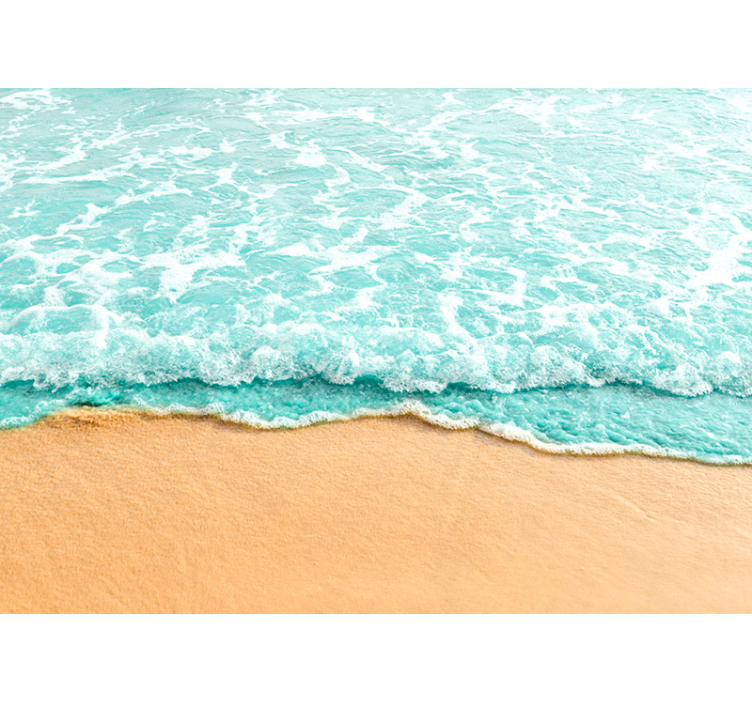 Mural de mar escena serena de la costa - TenVinilo