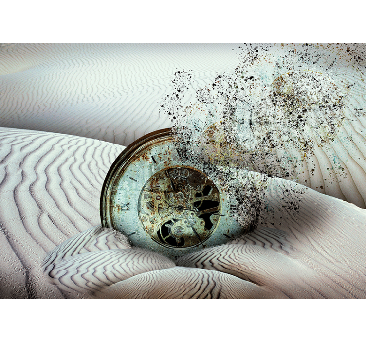 Fotomural pared del desierto surrealista - TenVinilo