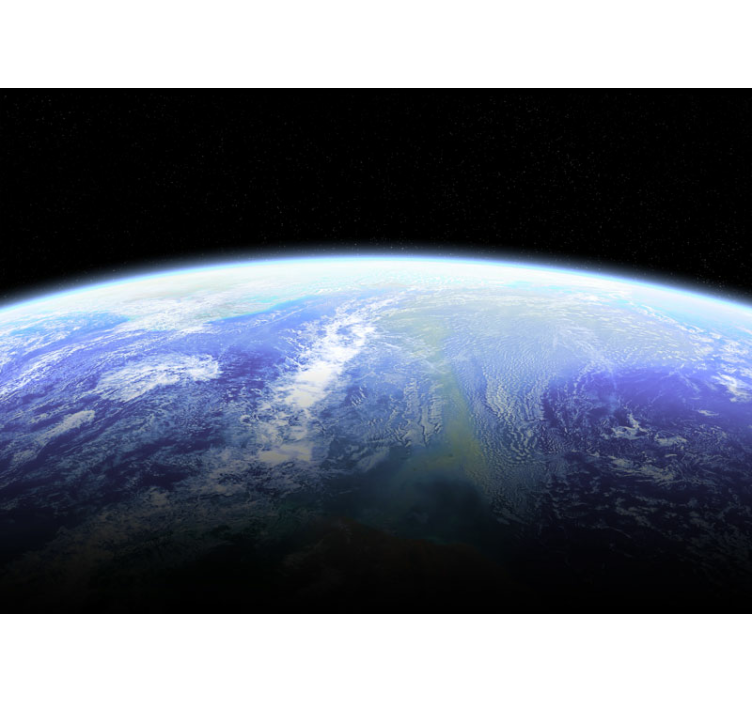 Fotomural de paisaje Imagen satelital de la tierra - TenVinilo