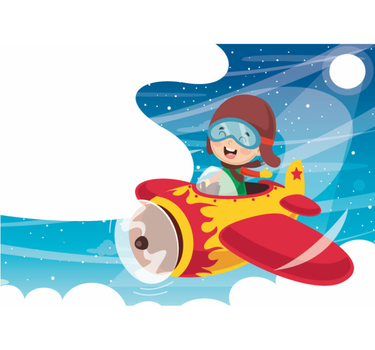 Mural de amor aventura infantil lúdica - TenVinilo