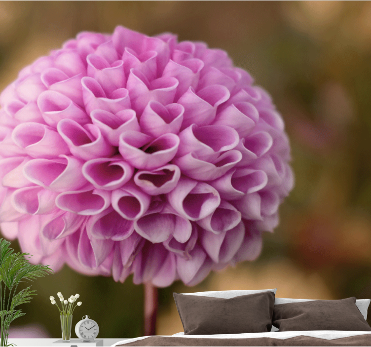 Fotomural de amor Elegante amor corazon flores rosas - TenVinilo