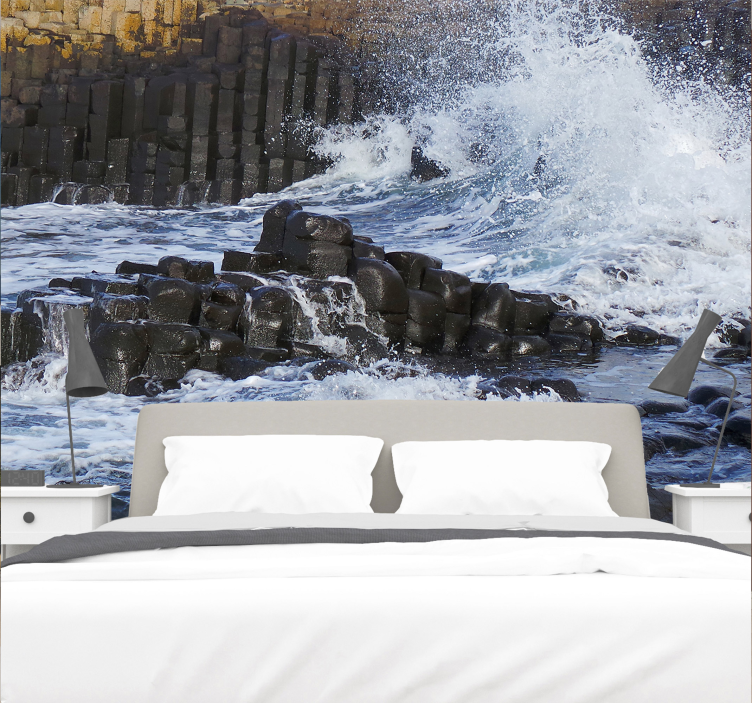 Fotomural mar Giant's causeway - TenVinilo