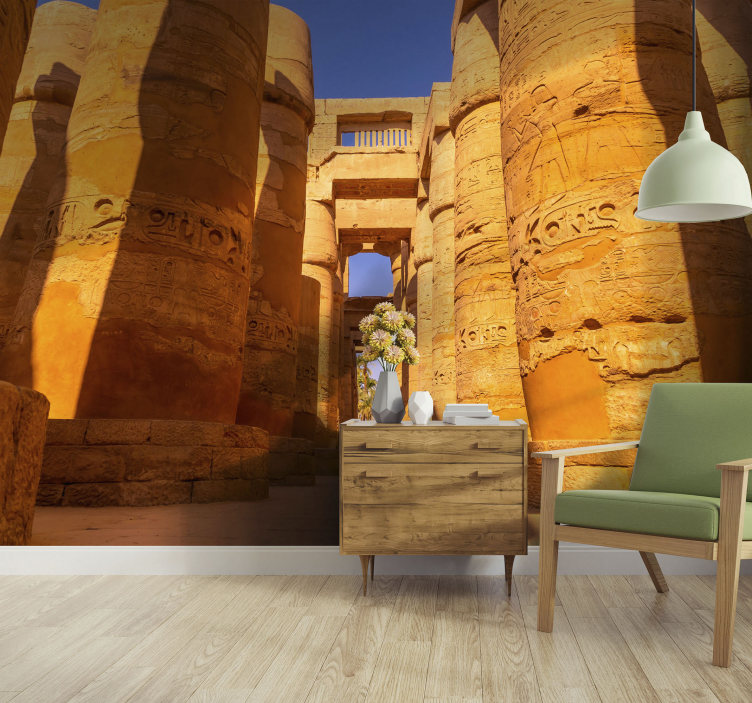 Fotomural arte clásico Columnas egipcias - TenVinilo