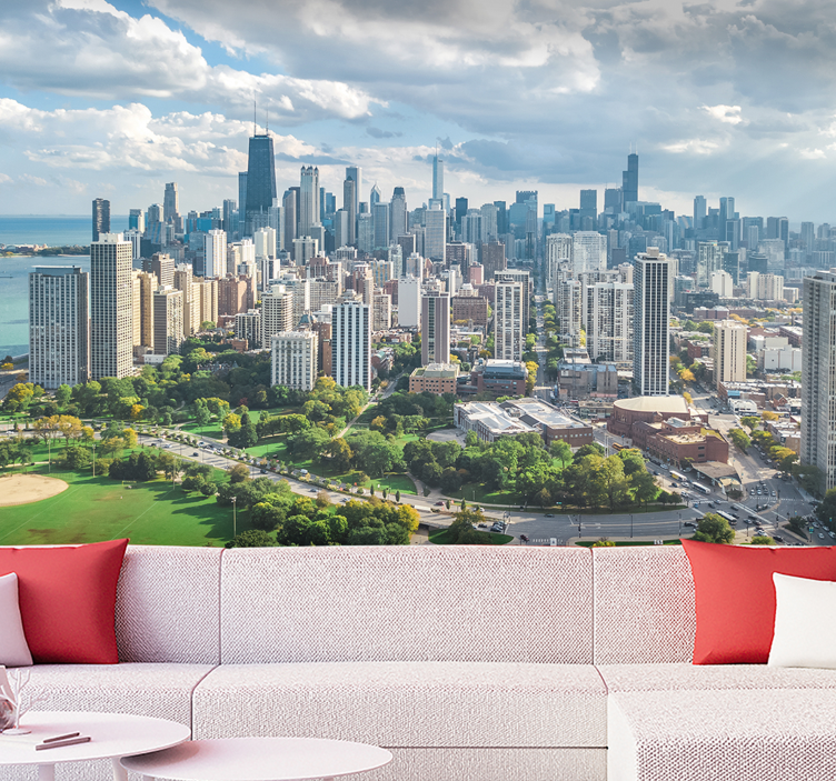 Fotomural de ciudad Chicago Lincoln Park - TenVinilo