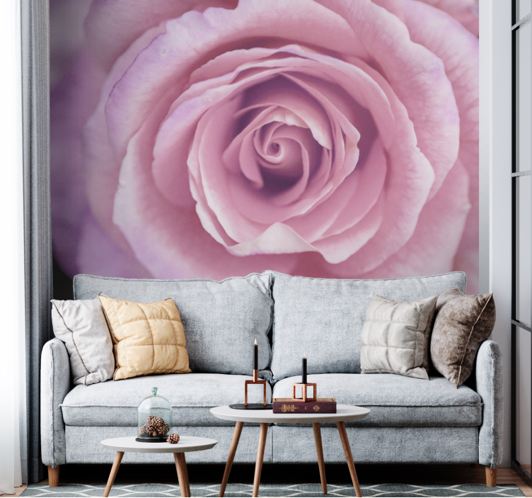 Mural de flores rosa pink blossom - TenVinilo