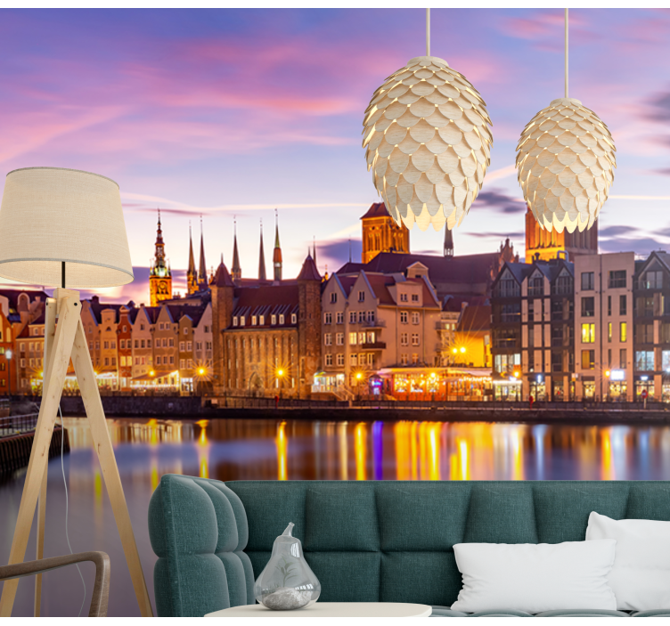 Fotomural mar Rosa gdańsk - TenVinilo