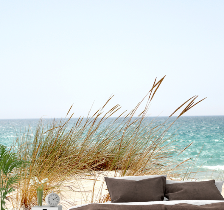 Mural de naturaleza vista de costa tranquila - TenVinilo