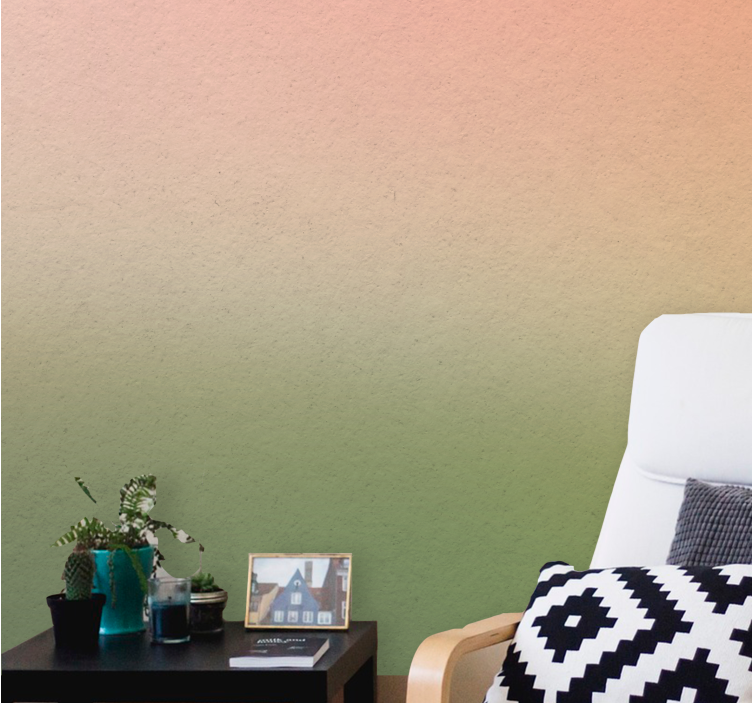 Mural de textura desvanecimiento de color degradado - TenVinilo